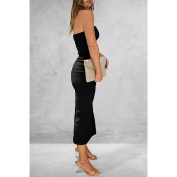 Stylish Bodycon Maxi Tube Dress for Women - PRETTYGARDEN