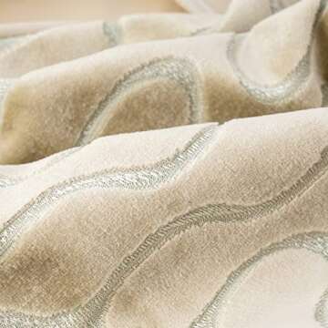 Yangest Beige Velvet Throw Pillow Cover for Any Home