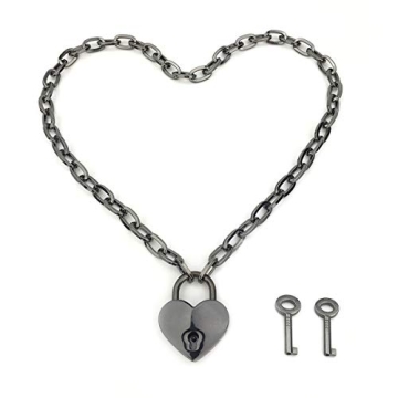 Succuba Padlock Necklace Chain Collar for All Genders