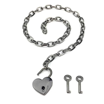 Succuba Padlock Necklace Chain Collar for All Genders