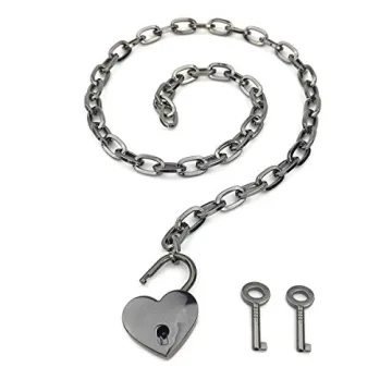 Succuba Padlock Necklace Chain Collar for All Genders