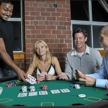 Koreyosh Folding Poker Table for 8 Players Durable Design