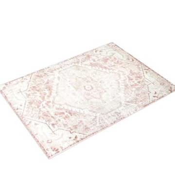 Mark&Day Baflo Traditional Blush Area Rug 5x7 Perfect for Living Spaces