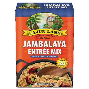 Authentic Cajun Land Jambalaya Mix | 8 oz - Perfect Flavor Every Time!