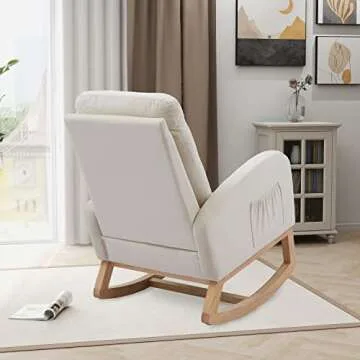 Setawix Rocking Chair for Nursery and Living Room