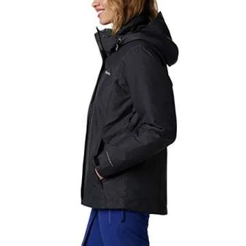 Columbia Women's Whirlibird Iv Interchange Jacket, Black Crossdye, Large