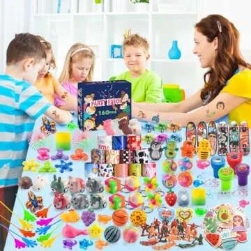 Yutin 160 PCS Party Favors Goodie Bags Stuffers for Kids, Prize Box Toys for Kids Classroom Treasure Chest Prizes, Little Bulk Toys for Pinata Stuffers, Birthday Gift Egg Fillers