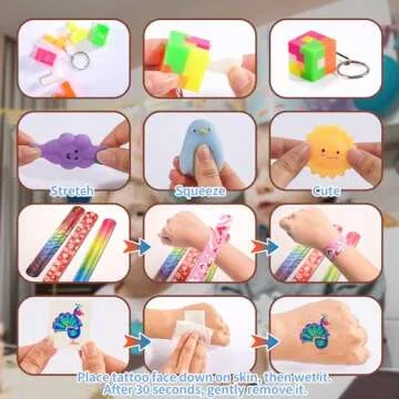 Yutin 160 PCS Party Favors Goodie Bags Stuffers for Kids, Prize Box Toys for Kids Classroom Treasure Chest Prizes, Little Bulk Toys for Pinata Stuffers, Birthday Gift Egg Fillers