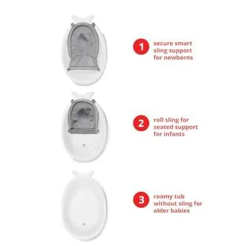 Skip Hop Infant Bath Tub 3-Stage Grow With Baby