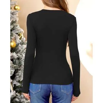 Urvicor Women's Long Sleeve Cut-Out Tops for Every Occasion