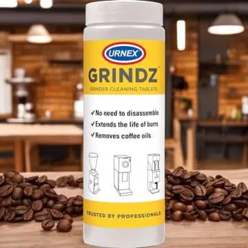 Urnex Grindz Coffee Cleaner Tablets - All Natural & Safe