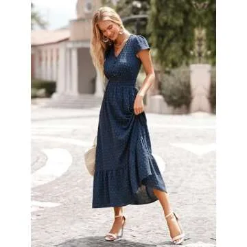 PRETTYGARDEN Summer Boho Maxi Dress for Women