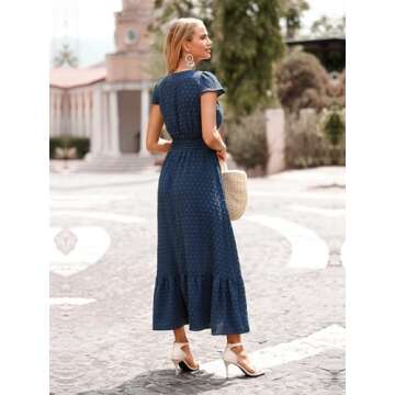 PRETTYGARDEN Summer Boho Maxi Dress for Women