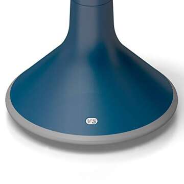 Hokki VS America Stool, Flexible Ergonomic Seating Stool for Kids and Adults, 15" Seat Height, Blue