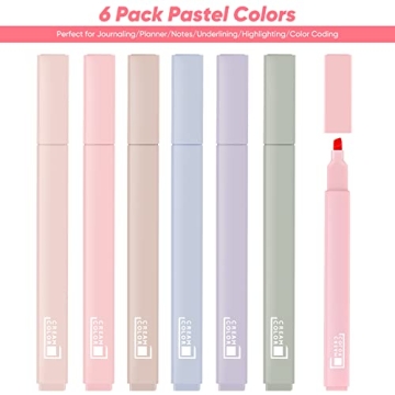 Pastel Taotree Aesthetic Highlighters for Journaling