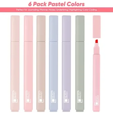 Pastel Taotree Aesthetic Highlighters for Journaling