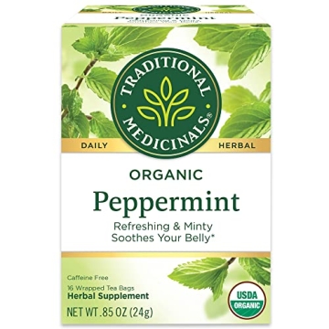 Organic Peppermint Herbal Tea - Pack of 3