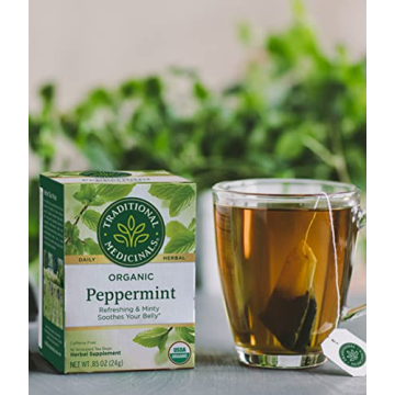 Organic Peppermint Herbal Tea - Pack of 3