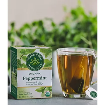 Organic Peppermint Herbal Tea - Pack of 3