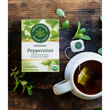 Organic Peppermint Herbal Tea - Pack of 3