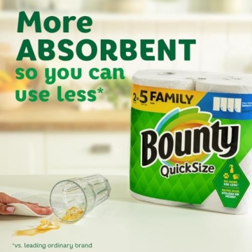 Bounty Quick Size Paper Towels Ultra Absorbent Strong