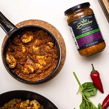 Authentic Paneer Jalfrezi Simmer Sauce - Ready to Eat