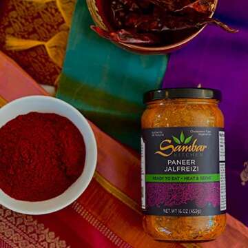 Authentic Paneer Jalfrezi Simmer Sauce - Ready to Eat