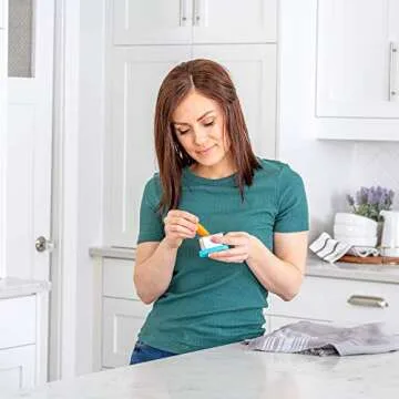 WeeSprout 18/8 Stainless Steel Condiment Containers With Lids - Set of 3 Small Salad Dressing Holders (2.5 oz) Dip Cups for Lunch Box, Leakproof Silicone Tops, Easy to Open