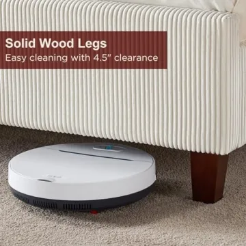 HOWE Corduroy Upholstered King Bed Frame - Elegant & Sturdy