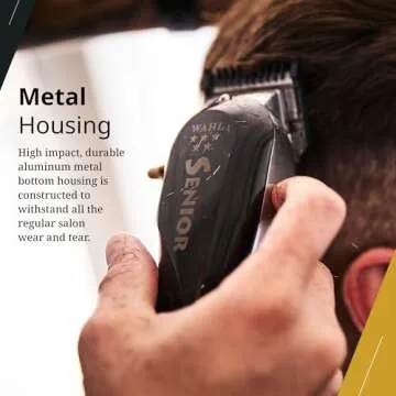 Wahl Professional 5 Star Cordless Senior Clipper Precision Fade Blades Metal Housing 80 Min Runtime