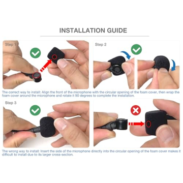 Voarmaks 5 Pcs SM31 Mic Covers for Shure Microphones