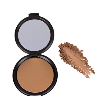 Elizabeth Mott Whatup Beaches Bronzer Face Powder Contour Kit - Vegan and Cruelty Free Facial Compact Bronzing Powder for Contouring and Sun Kissed Makeup Finish - Matte shade (10 g)