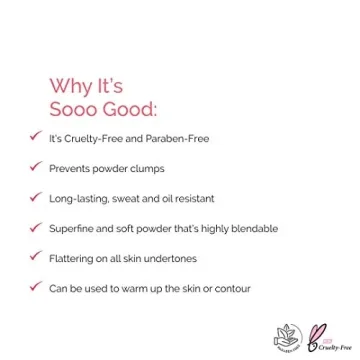 Elizabeth Mott Whatup Beaches Bronzer Face Powder Contour Kit - Vegan and Cruelty Free Facial Compact Bronzing Powder for Contouring and Sun Kissed Makeup Finish - Matte shade (10 g)