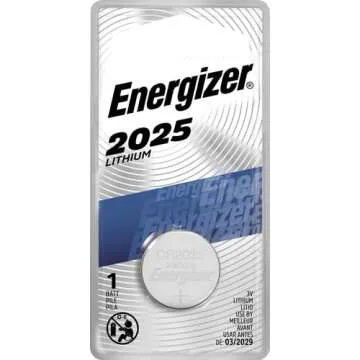 Energizer 2025 3V Batteries, 3 Volt Battery Lithium Coin, 1 Count