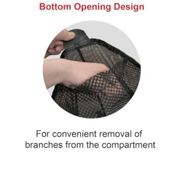 Sepetrel Swimming Pool Leaf Skimmer Net,Rubber Lip & Reinforced Frame Double-Layer Deep Rake(NO Pole)