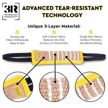 YES4QUALITY Dog Bite Tug Toy & Flirt Pole Bundle Review