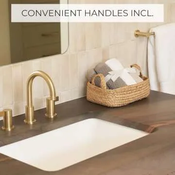 Beautiful Jute Storage Basket Set for Home Organization