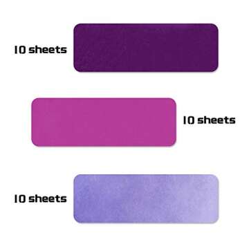 MR FIVE 20"x 30" Assorted Purple Tissue Paper Bulk,Gift Wrapping Paper,30 Sheets Gift Wrap Tissue Pa...