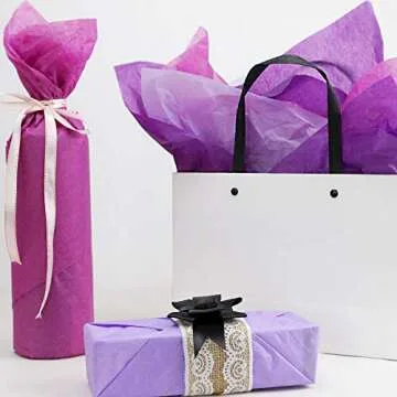 MR FIVE 20"x 30" Assorted Purple Tissue Paper Bulk,Gift Wrapping Paper,30 Sheets Gift Wrap Tissue Paper,Crafts and DIY,Gift Wrapping Papper for Birthday Wedding Holiday, 3 Colors