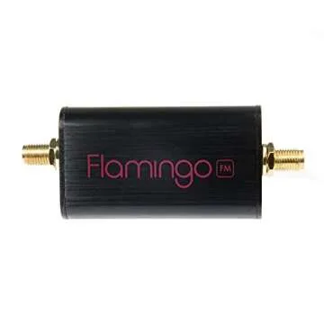 Flamingo+ FM - Broadcast FM Bandstop Filter v2 (FM Notch Filter) for Software Defined Radio (RTL-SDR) Applications. Blocks Problematic 88-108MHz Frequencies from Your SMA-Connected Radio
