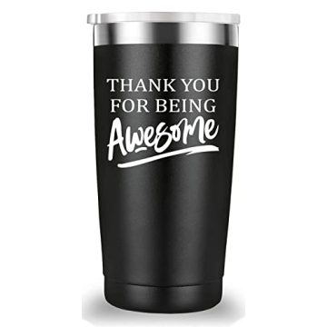 Mamihlap Thank You for Being Awesome Travel Mug Tumbler.Thank You,Inspirational Appreciation Gifts f...