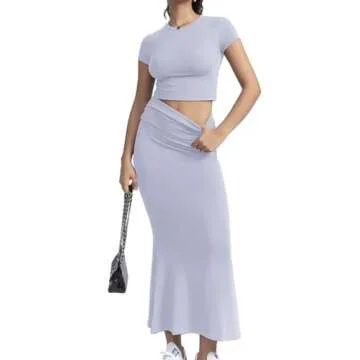 Stylish CHYRII Women's Two Piece Maxi Dress Set - Perfect for Any Occasion