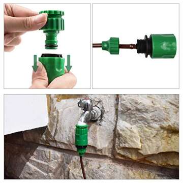 KORAM 100ft Drip Irrigation System for Efficient Watering