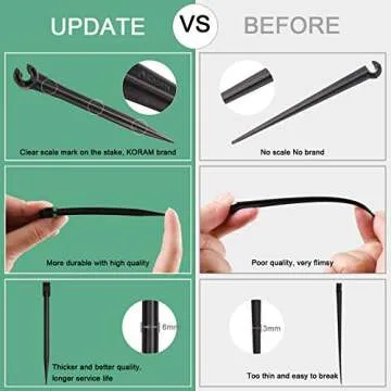 KORAM 100ft Drip Irrigation System for Efficient Watering