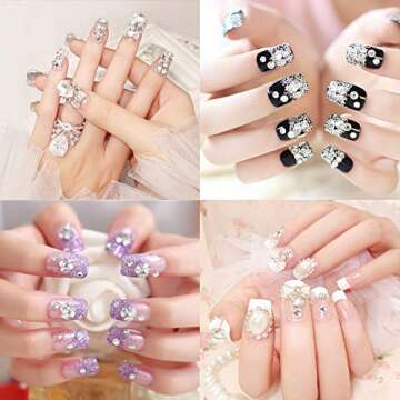 Outuxed 5904pcs Clear Hotfix Rhinestones 7 Mixed Size Crystal Flat Back Rhinestone Crafts Round Glass Gemstone with Tweezers and Picking Rhinestone Pen (2-6.5mm)