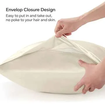 BEDELITE Satin Pillowcase Set for Hair and Skin, 2 Pack