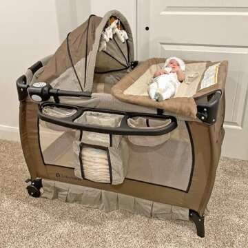 Baby Trend Deluxe Nursery Center® Playard, Havenwood
