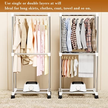 Portable Clothes Dryer with Timer and Large Capacity