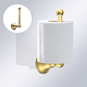 Leyden Antique Brass Toilet Paper Holder Towel Ring 2 Pieces Set Tissue Roll Retro Ancient