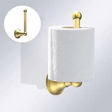 Leyden Antique Brass Toilet Paper Holder Towel Ring 2 Pieces Set Tissue Roll Retro Ancient